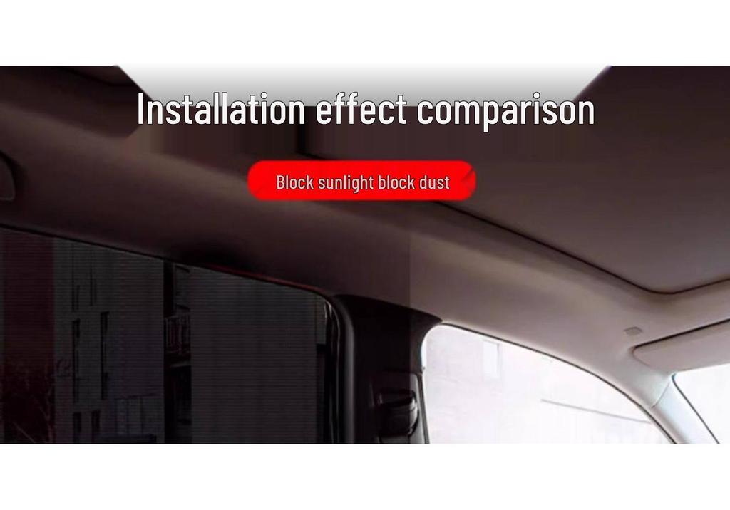 Car Anti-Mosquito Window Sunshade and Insect-Proof Net