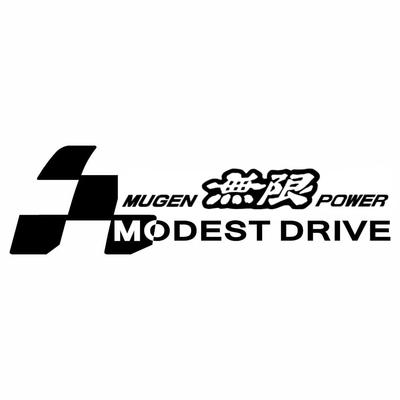 Car Lamp Eyebrow Mugen Auto Headlight Sports Car Body Car Headlight Decals 2-Piece Stickers, Stickers, Decoration, (Black, Mugen) [Used]