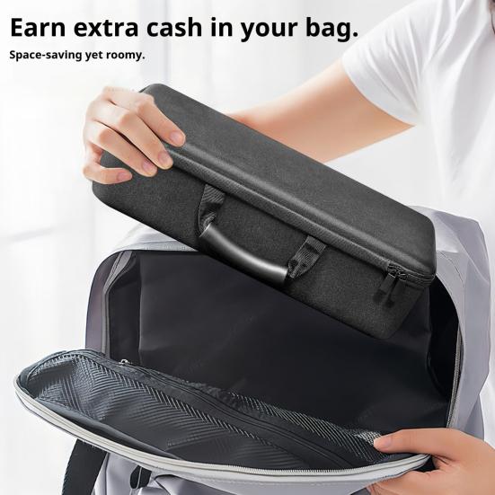 Travel Hair Dryer Carrying Case for Dyson HD17 HD18 Portable EVA Hard Shell Hair Dryer Attachment Accessories Storage Case Protective Bag