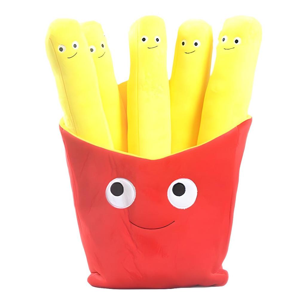 Creative French Fries & Hamburger Plush Doll - Fun Snack Pillow for Kids & Home Decor