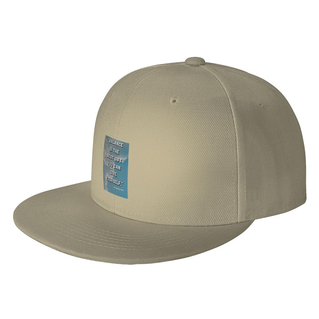 Fashion Balance Is the Best Gift You Can Give Yourself Flat Brim Sun Hat Collegiate Style Hats For Unisex