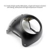 7 Inch Headlight Shade Fairing Motorcycle Front Headlight Cover Universal Retro Waterproof Fairing Racer Modification Accessory
