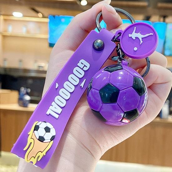 Football Keychain Pendant, 2026 Soccer Game Themed Key Chain, Flexible Strap Football Match Key Ring for Cars Party