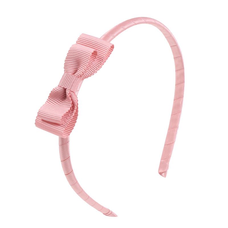 Cute Bow Headband: Spring/Summer New Threaded Fabric for Children