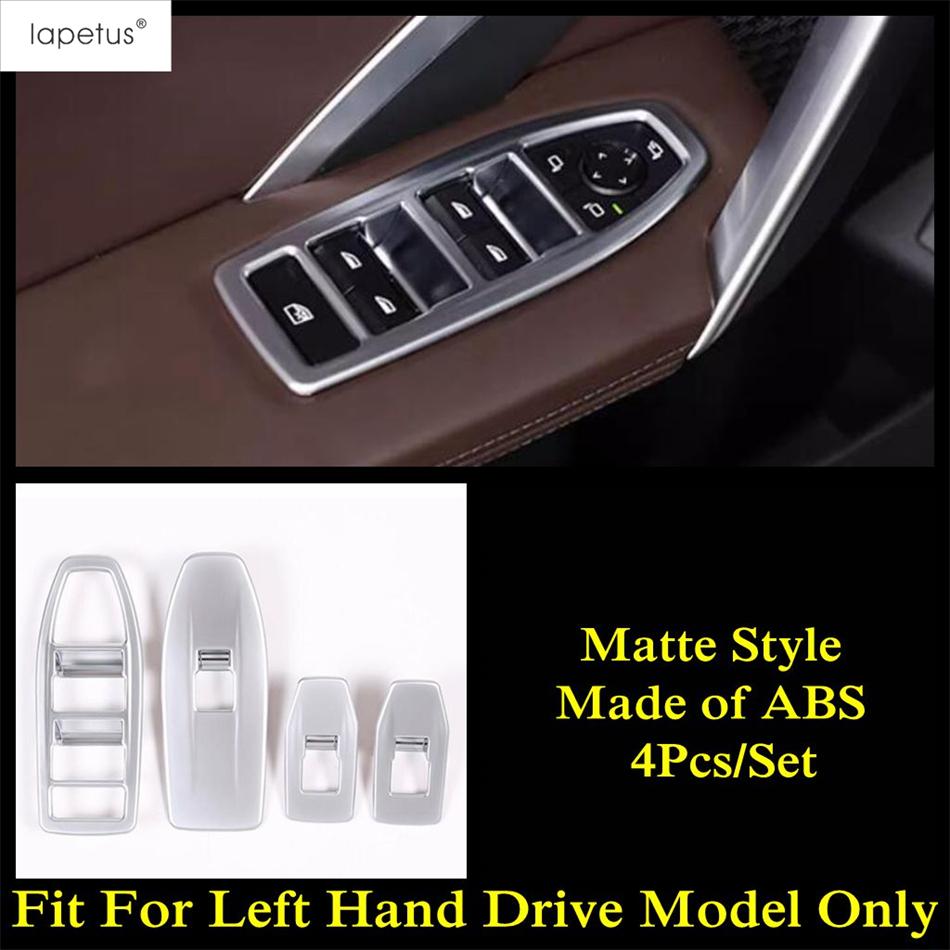 Inner Window Glass Lift Switch Button Panel Cover Trim For BMW X1 iX1 U11 X2 iX2 U10  2024 2025 ABS Carbon Fiber Accessories