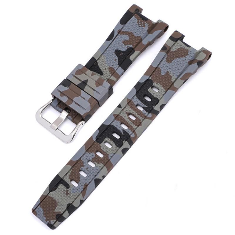 Resin Strap Casio GST-W120/130L/S310/410 Camouflage Watch Band Replacement Accessories