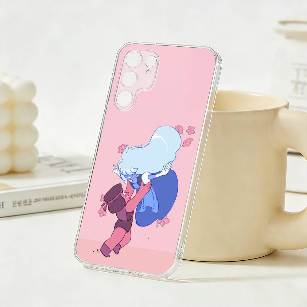 S-Steven U-Universe Sweet Friendship Phone Case For Samsung S25,S24,S21,S22,S23,S30,Ultra,Plus,5G,Transparent Cover Samsung S23ULTRA5G