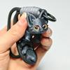 Simulated Little Foxes Decoration 3D Printed Cute Fox Ornament Model Multiple Joints Movable Hanging Rope Decoration Accessories