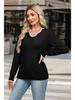 Women's Casual Solid Color Knitted Pullover Sweater - Autumn/Winter Collection