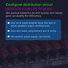1 In 4 Out Amplifier And  Source Signal Distribution Panel Single  Input 300W Per Channel Losslessly