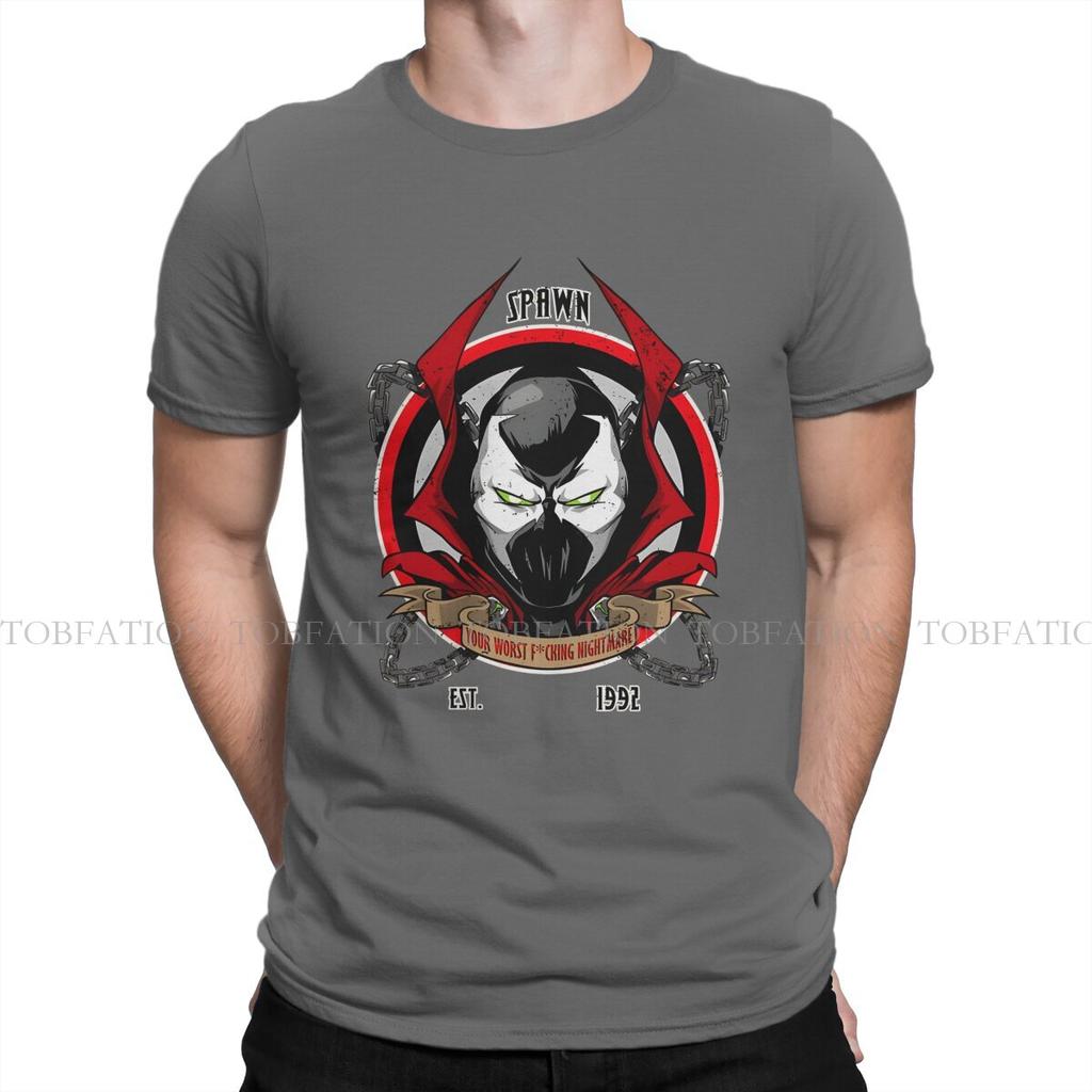 Your Worst Nightmare Men TShirt Spawn Comic Crewneck Short Sleeve 100 Cotton T Shirt Funny High Quality Birthday Gifts