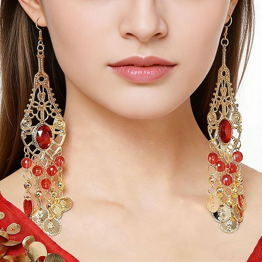 Indian Dance Design Sequins Head Chain Bohemian Style Belly Dance Headdress For Belly Dance