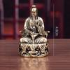 Sanqing Tianzun Statue Chinese Taoism Taishang Laojun Crafts Ornament Sculpture Carving Statue Collection Home Decor
