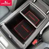 Smabee Anti-Slip Gate Slot Mat for Hyundai SantaFe 2024 2024 Non-Slip Door Groove Pad Cup Holder Interior Accessories Coaster