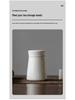 High-End White Porcelain Tea Storage Canister - Exquisite, Sealed, Portable Small Container 