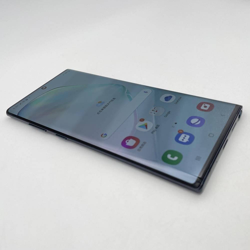 Samsung Galaxy Note10 + 5G N976F 4G N975F N975U reacondicionado Original desbloqueado 6,8 "12GB + 256GB Cámara 12MP NFC Smatphone con huella digital
