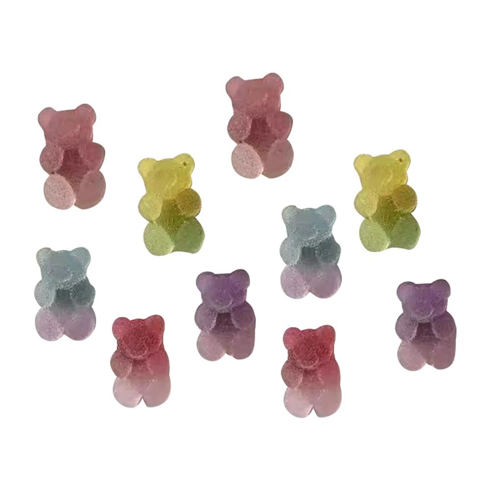 10Pcs Bear Refrigerator Magnets Cute Chalkboard and Whiteboard Stickers Refrigerator Stickers for Home Kitchen