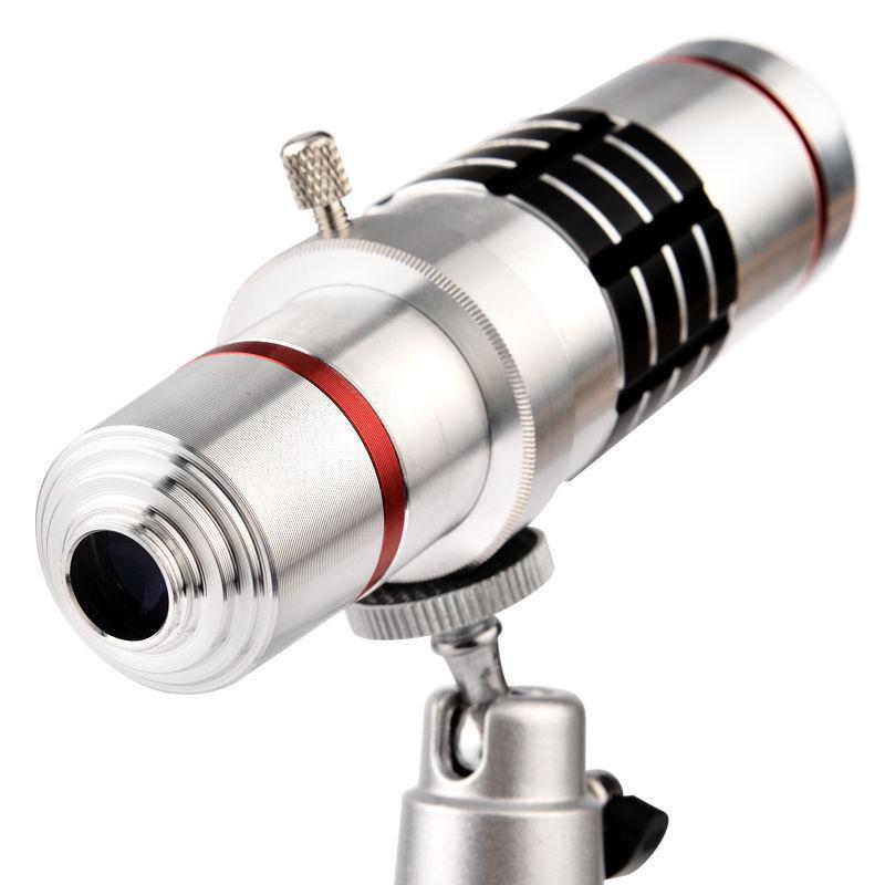 Cell Phone Camera Lens Kit 18X Zoom Optical Telephoto Lens with Tripod and Wide Angle Universal 4k phone camera lens