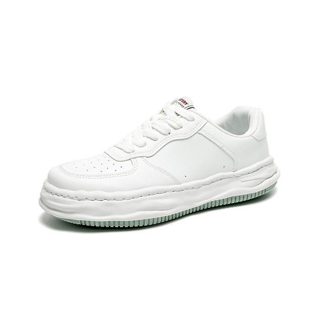 

Новая повседневная обувь Niche на толстой подошве, универсальная, мужская летняя дышащая обувь для скейтборда, амортизирующая, износостойкая мужская обувь 43 белый