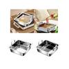 Kitchen Hot Pot Easy to Clean Easy Carrying Convenient Fast Cooking Square Cookware for Hiking Party Restaurant Camping Picnic