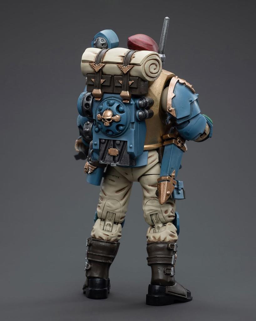 Pipigirl JoyToy 40K Astra Militarum Astra Militarum Tempestus Scions Command Squad 55th Kappic Eagles 4 inch Figura de acțiune Anime Model 1/18