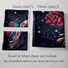 Magical rose hand. Bedding Duvet cover sets Duvet covers Pillowcases gifts (1 * Duvet Cover 2 * Pillowcases, without duvet insert)