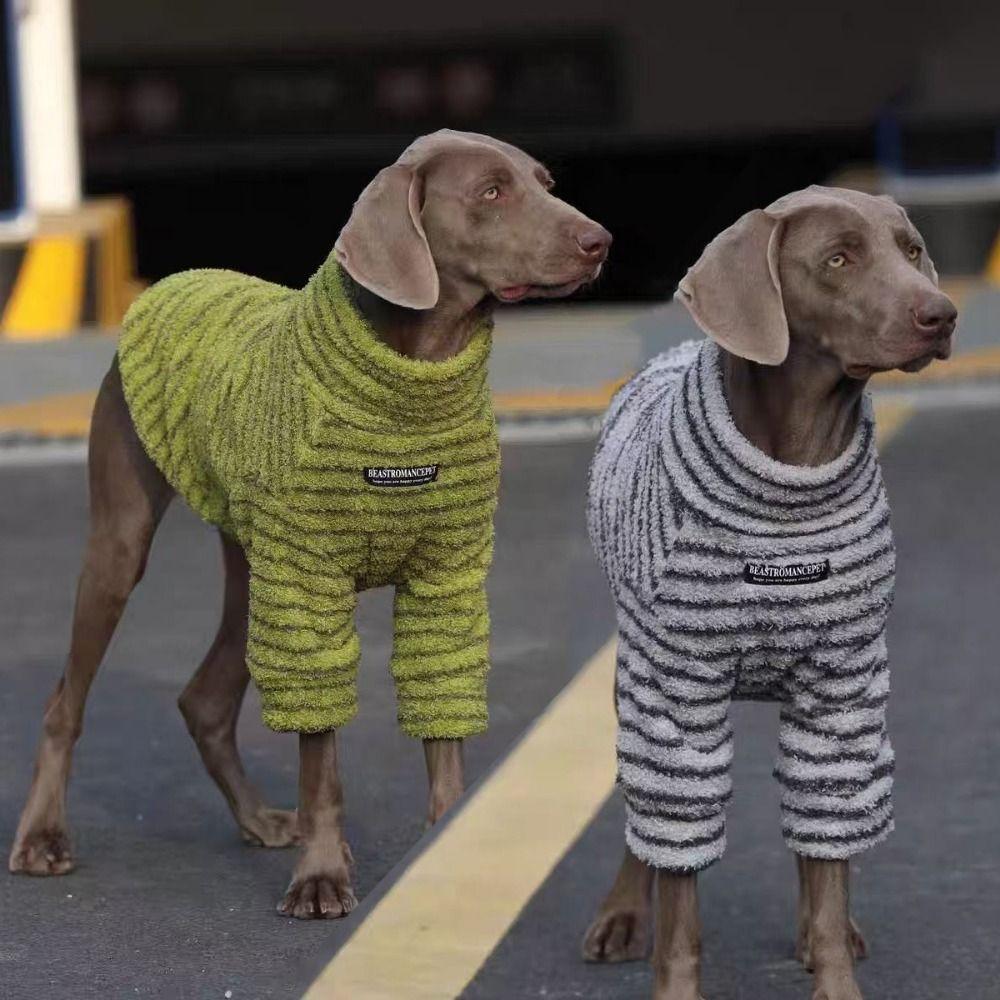 Winter Warm Dog Sweater Thickened Dog Two-Leg Tops Comfortable Fit Dog Jumper  Medium Large Dogs