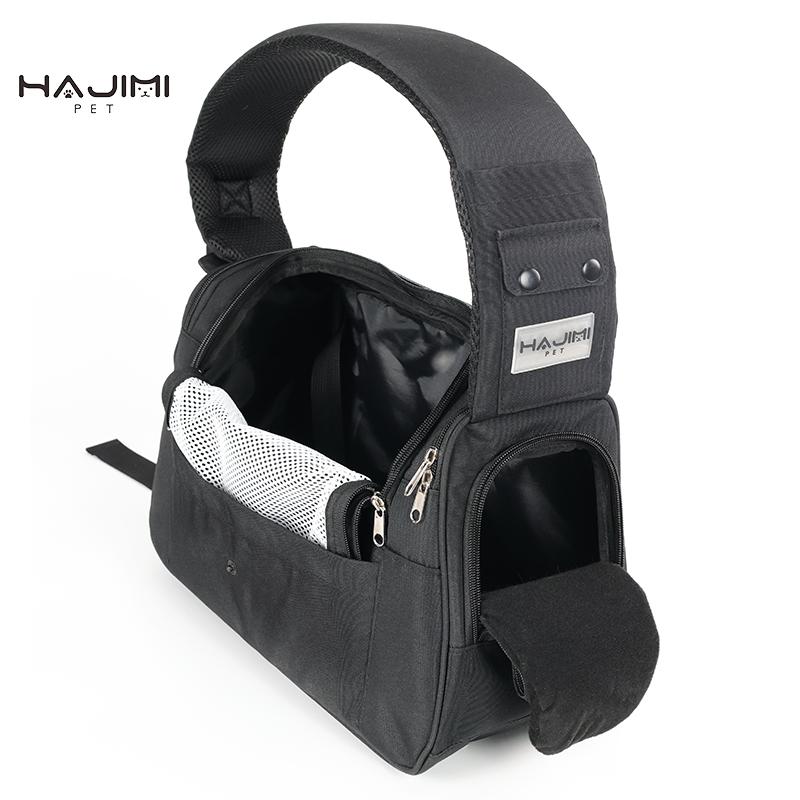 

Fashion Pet Carrier Bag for Small Dogs Crossbody Cat Backpack Large Capacity Pet Travel Pack All-Season Ventilated Pet Carrier S 40x18x25cm чёрный