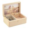 Solid Wood Vintage Music Box Jewelry Box DIY Photo Save Memories Custom Engraving Hand Cranked Multi-Music Custom Logo