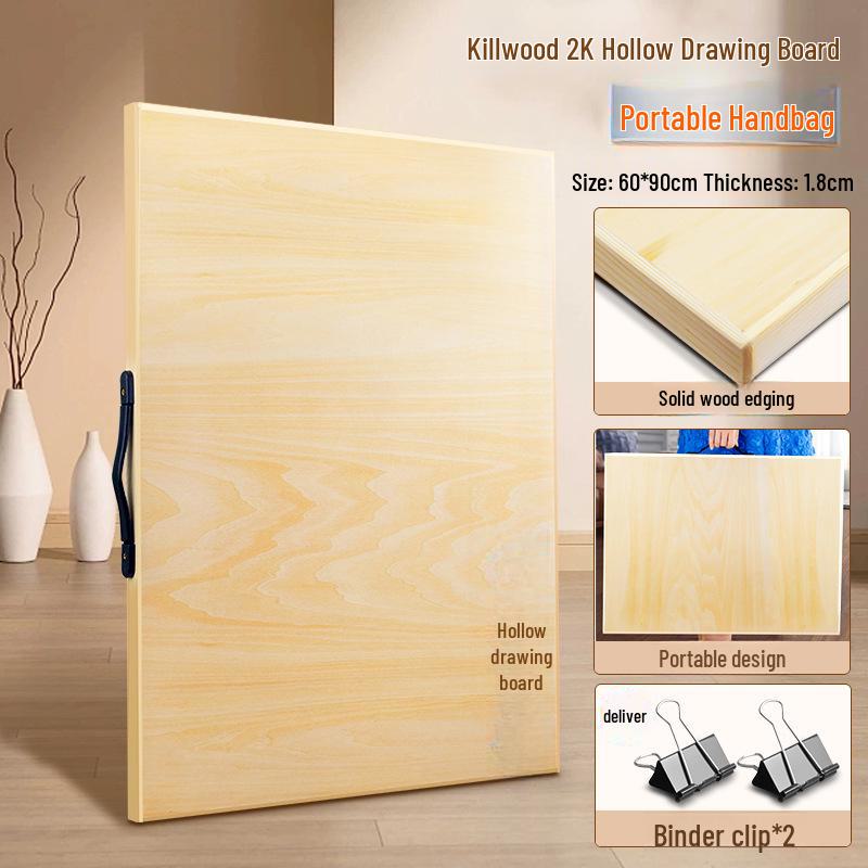 Portable 4K Ultra-Thin Basswood Drawing Board for Beginner Artists