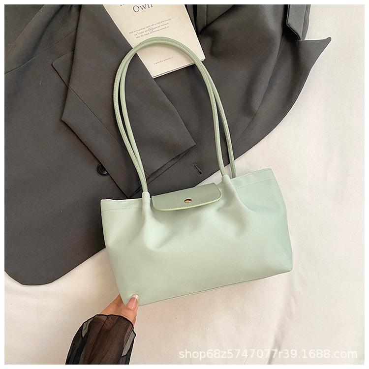 Niche Design Simple Commuter Tote Bag Women's 2025 Summer New Large-capacity Korean Version Ins Casual Shoulder Bag