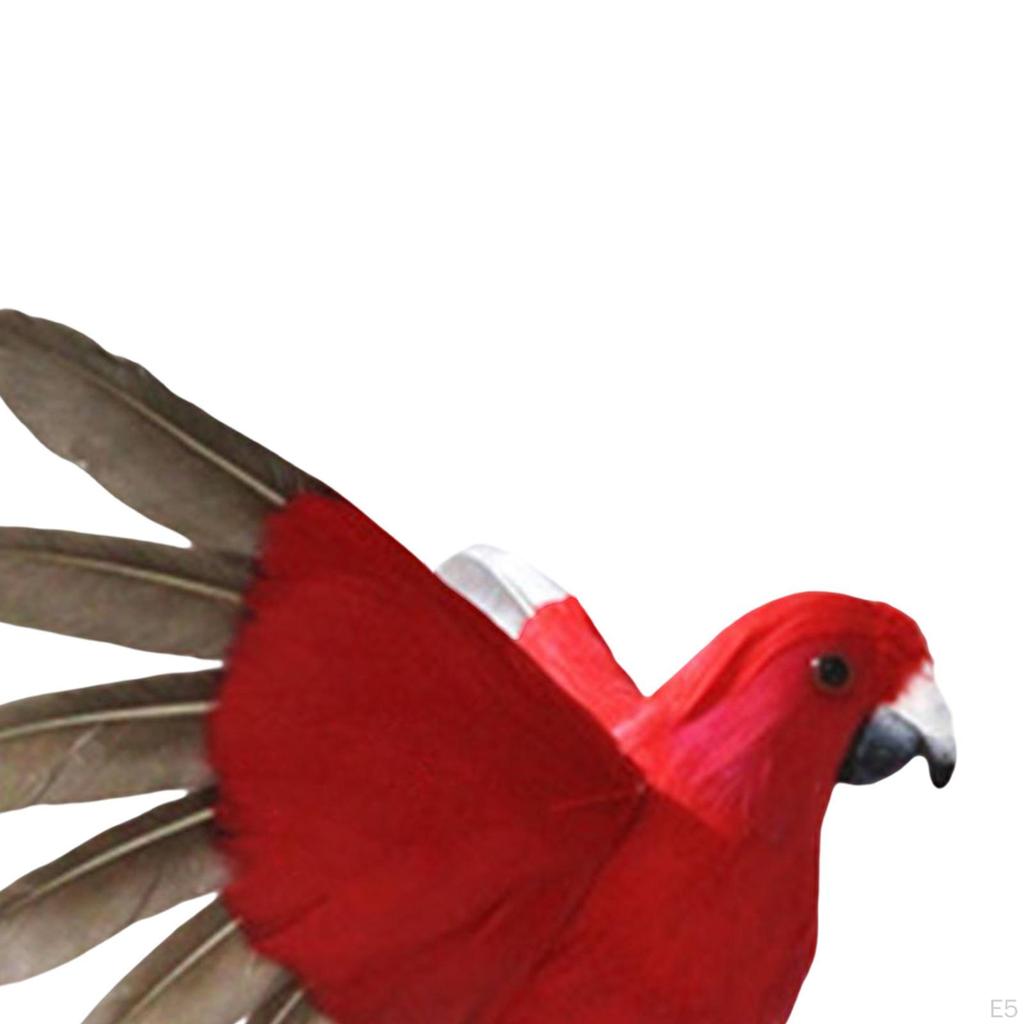 Simulated Statue Bird Ornament Art Craft Artificial Birds ed Figurine Landscape Lawn Porch