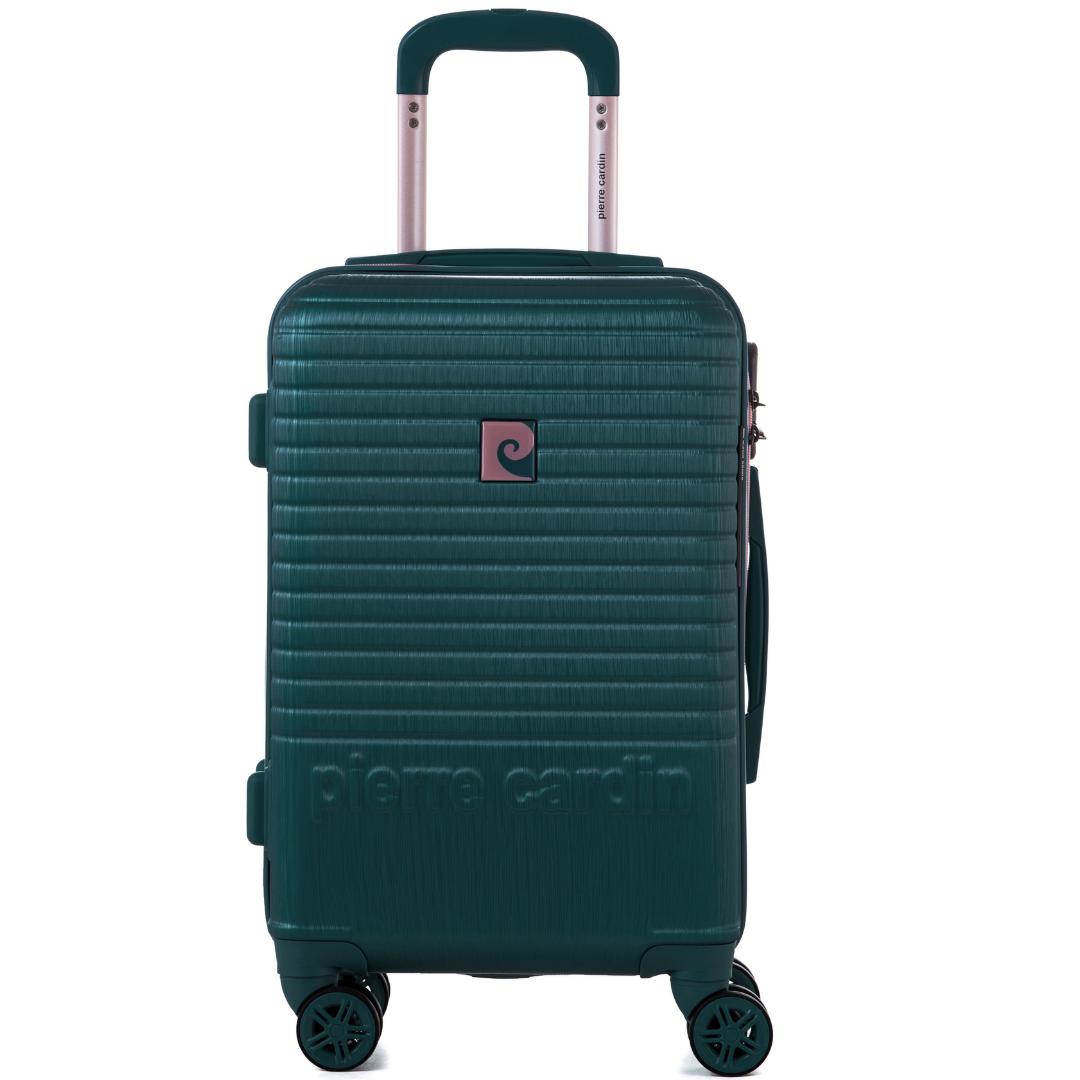 VALISE CABINE 50 CM BLEU PETROLE PERLE Pierre Cardin blu
