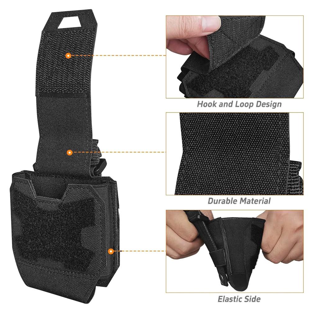 Universal Tactical Molle Pouch Quick Release Standard Cuffs Nylon for Vest