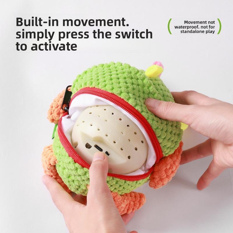 Dog Toy Pet Electric Bouncing Ball for Small-sized Dogs - Durable, Bite-resistant, Makes Sound, Washable