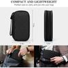 Portable Electronic Organizer Travel Bag Waterproof Double Layer Cable Management Pouch for Chargers Hard Drive Earphone Phone