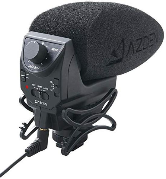 

AZDEN SMX-30V stereo monaural mix microphone windshield included