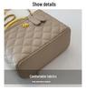 Retro Handheld Diamond Lattice Bucket Bag - 2025 Stylish Crossbody Chain Bag for Women