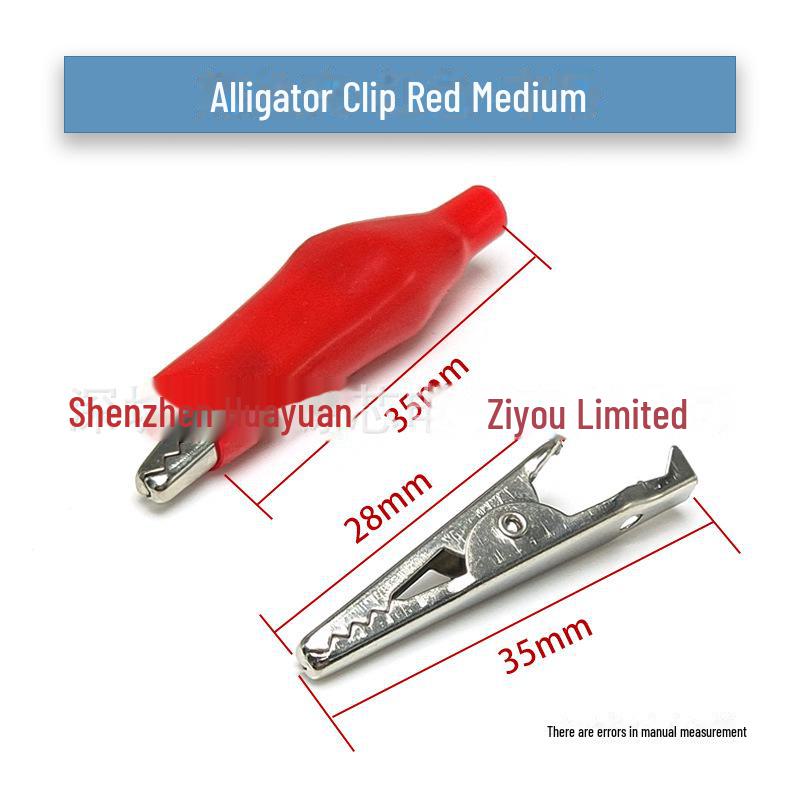 Cleme electrice tip crocodil: Cleme de testare cu teacă pentru baterii, cabluri și alimentare - mici, medii, mari