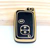 TPU Car Key Case Cover for Toyota Camry Crown Majesta Highlander Land Cruiser Prado Kluger Mark X Subaru Foreste XV Protector