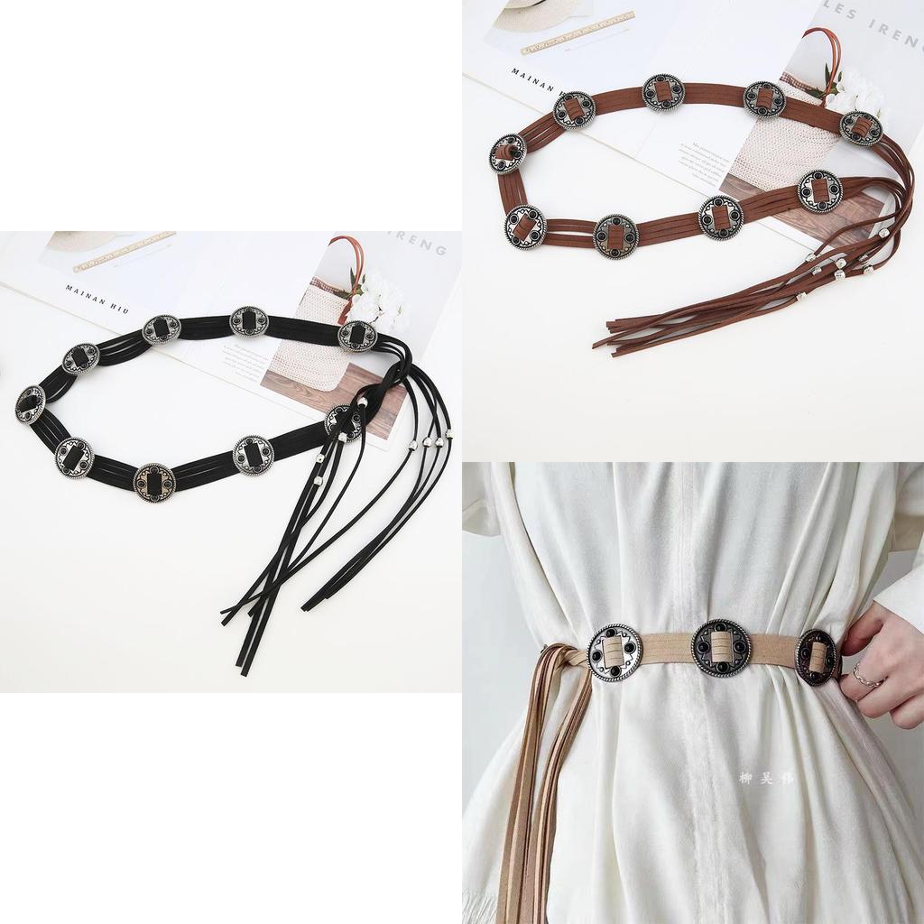 Retro Ethnic Style Mosaic Waist Chain 2023 New Summer Bohemian Belt With Denim Belt Trendy