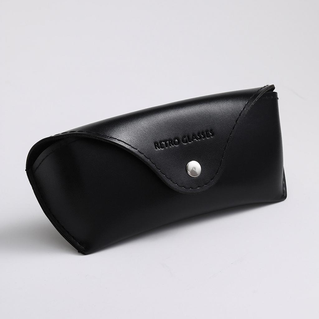 Black Sunglasses Case, Pressure-Resistant Glasses Case Pu Case, Sun Glasses Case.