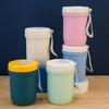 Student Insulated Double-layer Breakfast Cup - Microwaveable Water Cup - Oatmeal Cup - Milk Cup - Soup Cup - with Lid