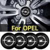 4pcs Car Logo New Wheel Hub Cap Metal Emblem Stickers For Opel Astra H Astra J G Corsa Insignia Zafira B Vectra C Corsa D Vivaro