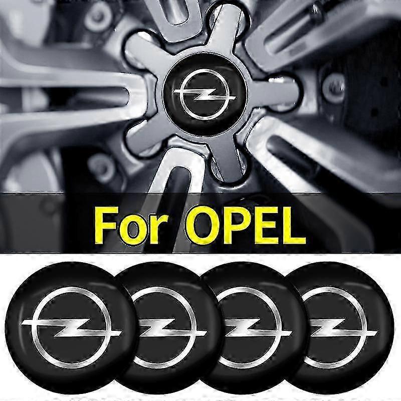 4pcs Car Logo New Wheel Hub Cap Metal Emblem Stickers For Opel Astra H Astra J G Corsa Insignia Zafira B Vectra C Corsa D Vivaro
