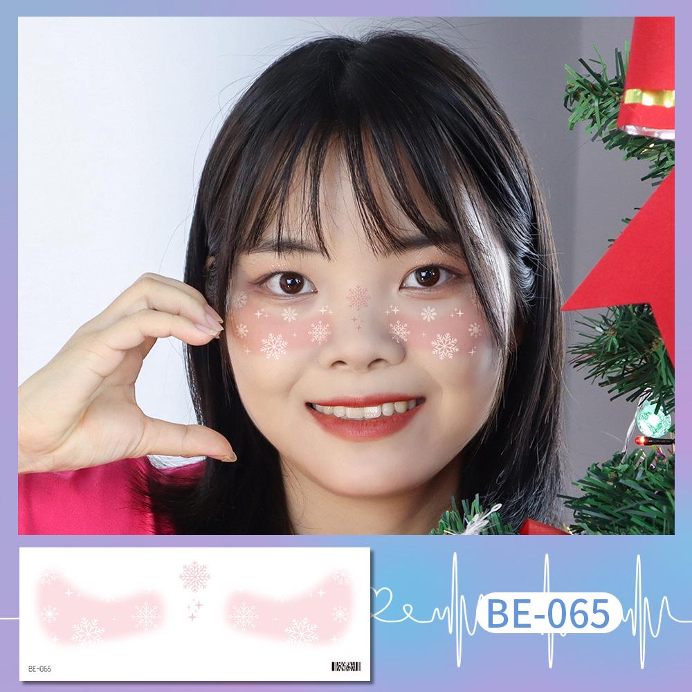 Ricalon Christmas Face Stickers for Kids – Snowflake & Freckle Tattoos
