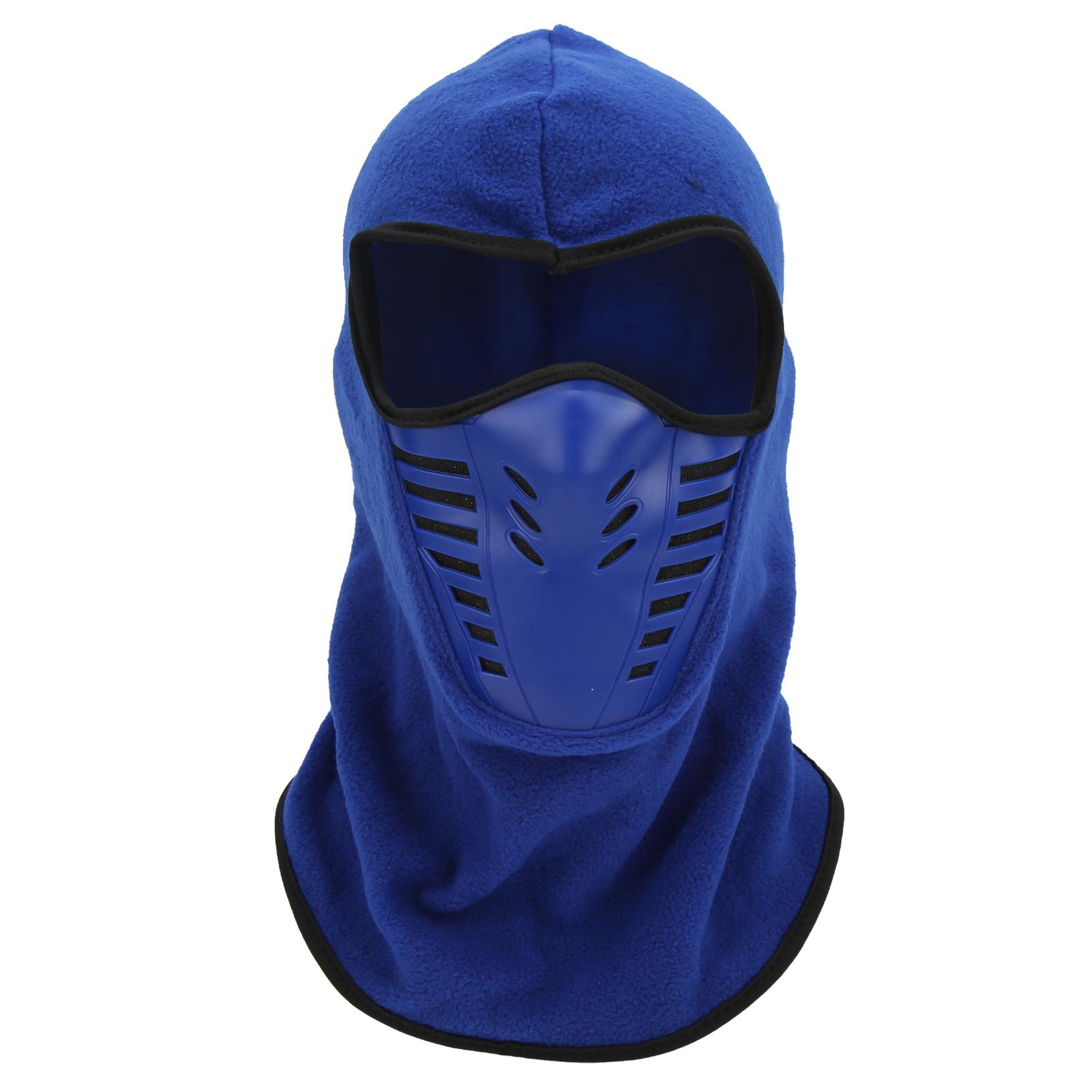 

Full Face Cover with Breathable Mesh Silicone Panel Winter Fleece Neck Warmer for Riding Winter Neck Warmer Windproof Face Cover