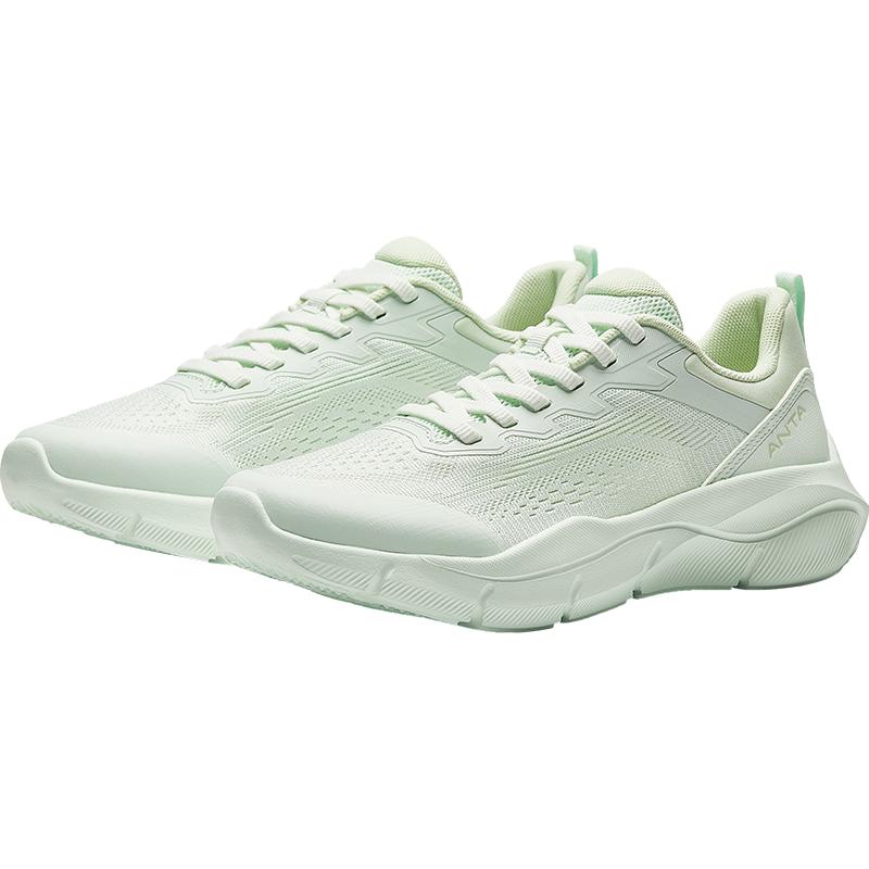 

New Anta Cushioning And Breathable Low Top Casual Running Shoes Women s Light Sunlit Green 922527751-4 39