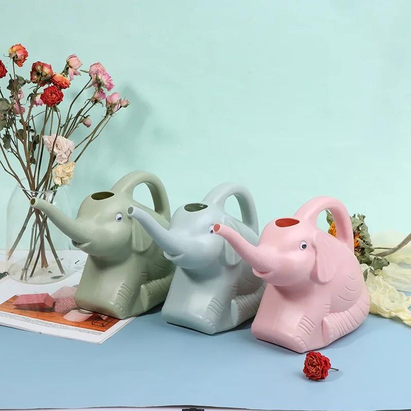1PC Plastic Elephant Watering Can Home Patio Lawn Gardening Plant Outdoor Irrigation