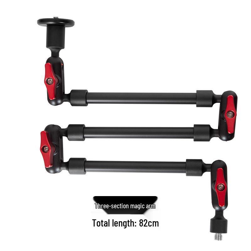 Multi-Functional Metal Crab Claw Camera Tripod with Magic Arm for Mobile Live Streaming and Photography